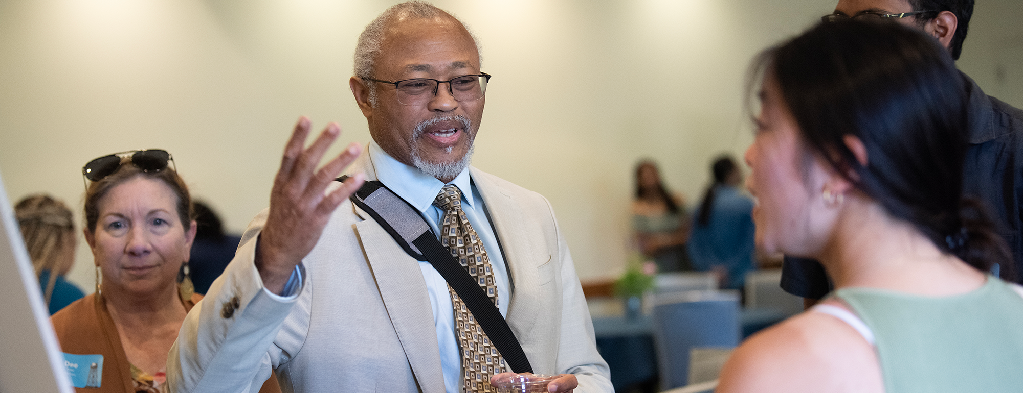 Michael Bradford speaking at UC Davis event