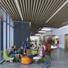 Design rendering of interior of planned UC Davis Teaching & Learning Complex