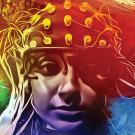image of student face with electrodes on the cap. Text on image: Undergraduate Research Fair