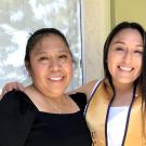 Jessica with her mom